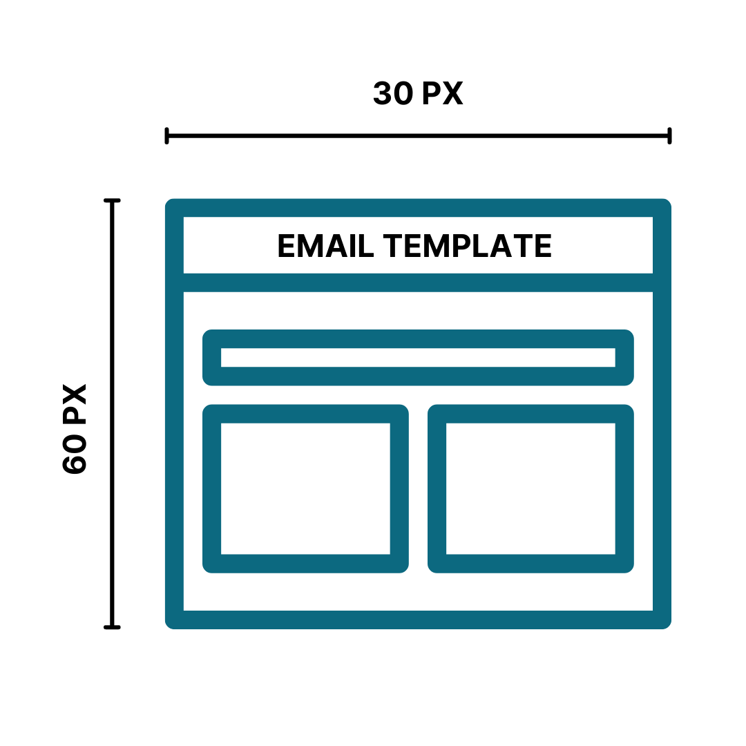 email template size