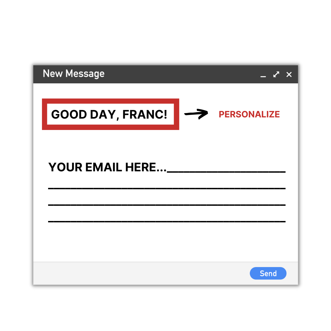 personalize newsletter